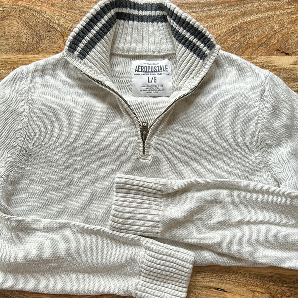 Half zip sweater
